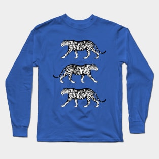 Three Tigers (Green and White) Long Sleeve T-Shirt